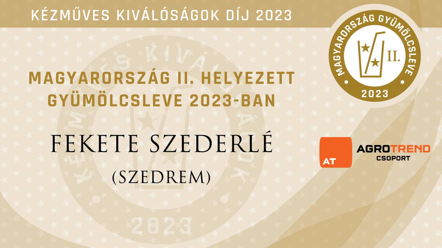 Fekete szederlé – Szedrem