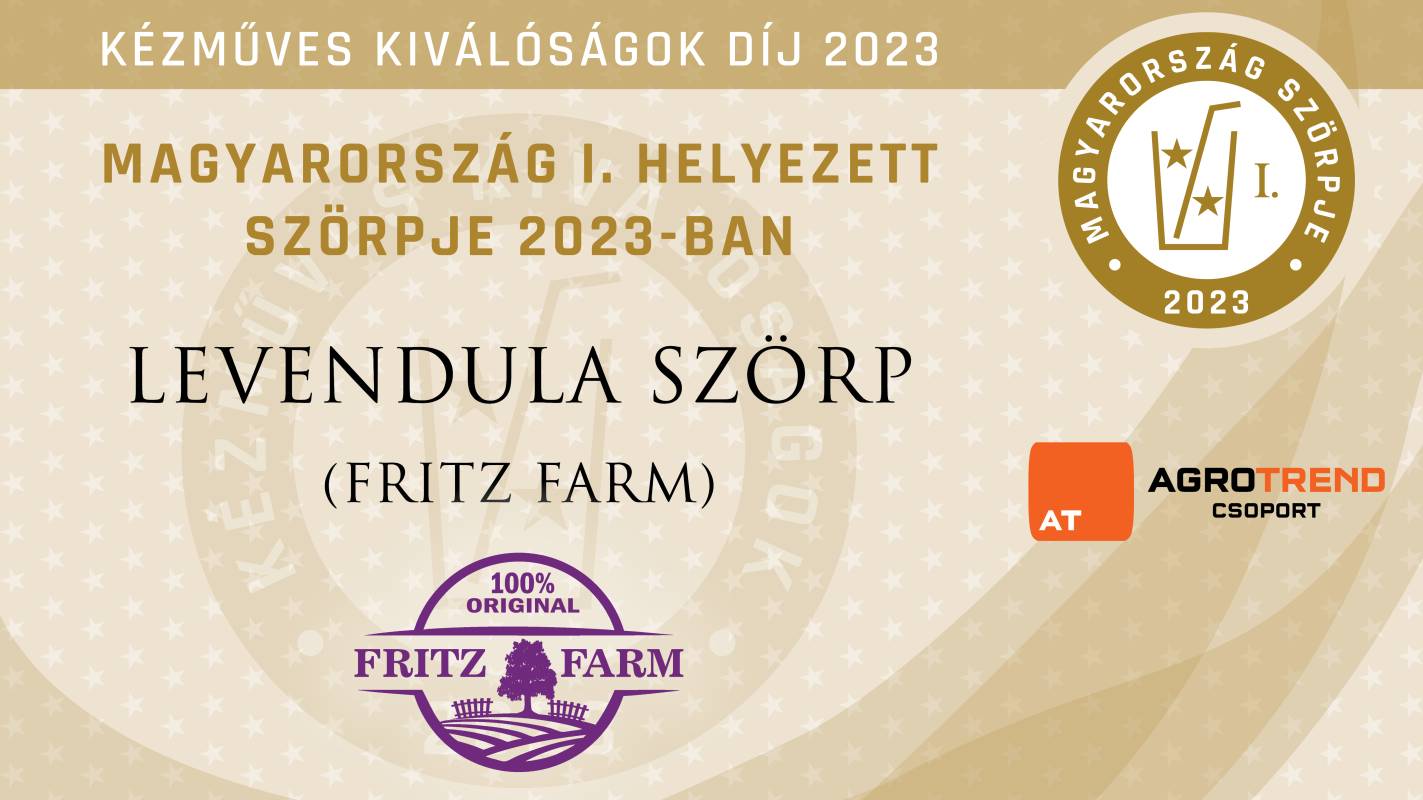 Levendula szörp – Fritz Farm