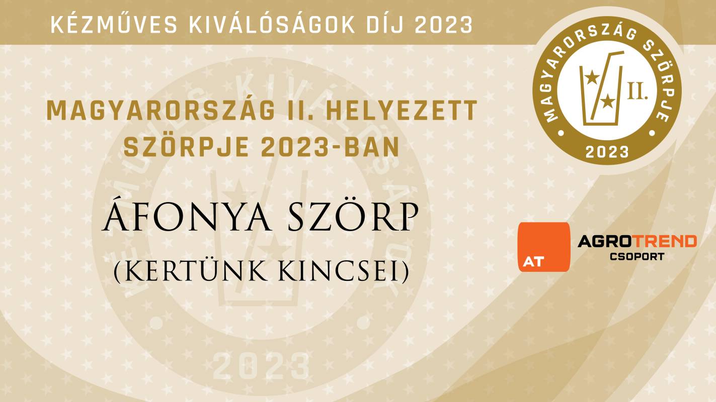 Áfonya Szörp – Kertünk Kincsei