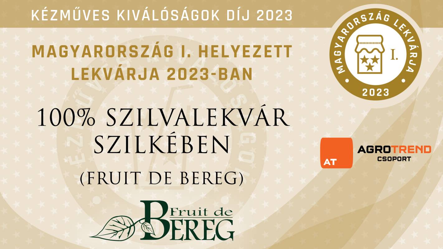 100% Szilvalekvár szilkében – Fruit de Bereg