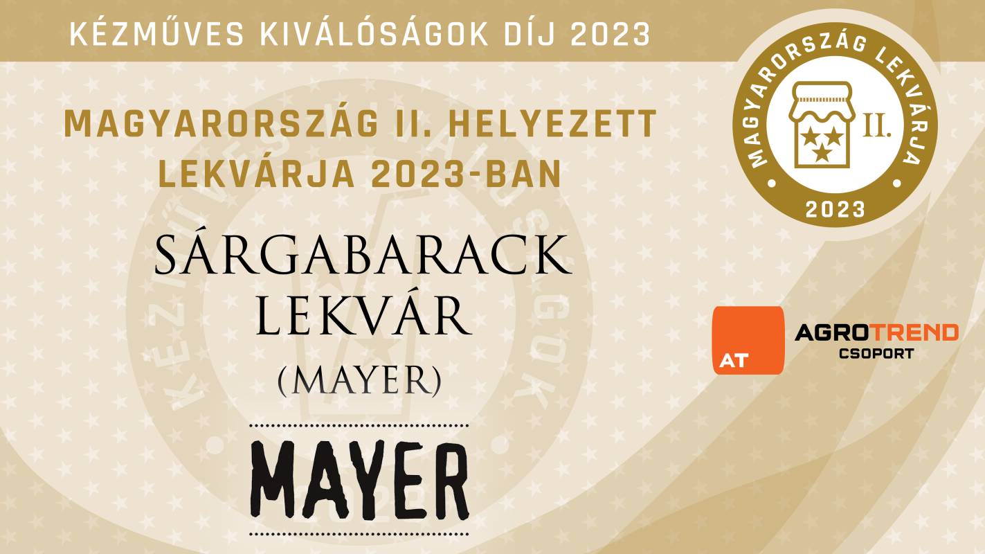 Sárgabarack lekvár – Mayer