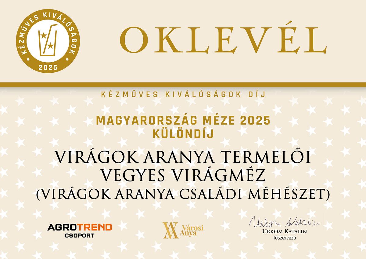 Virágok Aranya Termelői Vegyes virágméz