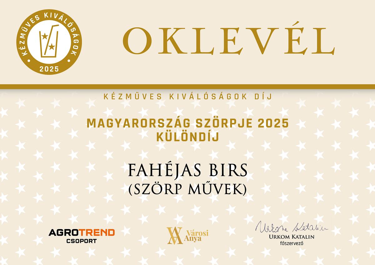 Fahéjas birs