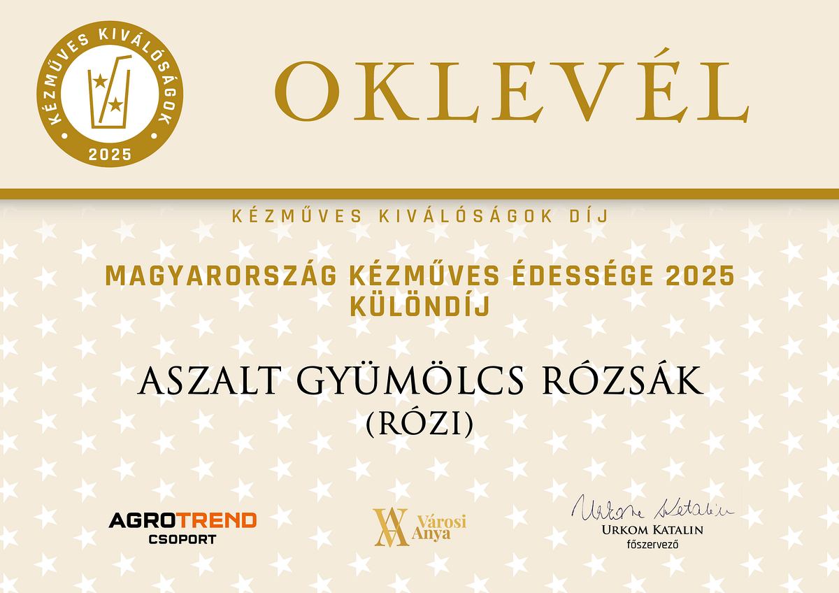 Aszalt gyümölcs rózsák
